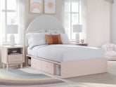 Best Deals Furniture - Ashley Furniture - Wistenpine Full Upholstered Panel Bed with Storage - Full Upholstered Panel Bed with Storage - B1323B15